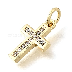 Ottone micro spianare fascino zirconi&nbsp;KK-P336-43G
