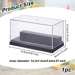 Boîtes d'affichage de figurines d'action de jouets en acrylique transparent&nbsp;ODIS-WH0030-76