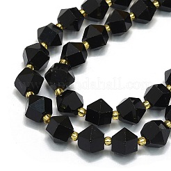Natürlichen Obsidian Perlen Stränge&nbsp;G-I376-A38-01