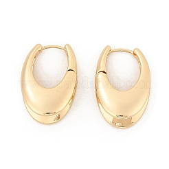 Orecchini a cerchio in ottone per le donne&nbsp;LS-EJEW-U041-04G