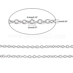 Cadenas de cable de acero inoxidable 304 resistentes al deslustre&nbsp;CHS-R003-0.4mm