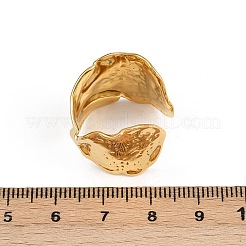 Verstellbare Manschettenringe aus 304 Edelstahl für Damen&nbsp;X-RJEW-A074-09G