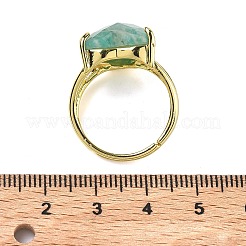 Anelli aperti del polsino in ottone&nbsp;RJEW-D347-01G-10