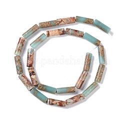 Synthetische Aqua Terra Jaspis Perlen Stränge&nbsp;G-P529-A01-01