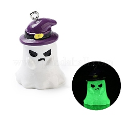 Pendentifs en résine à peindre sur le thème d'Halloween&nbsp;RESI-G103-01B