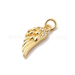 Ottone micro spianare pendenti zirconi&nbsp;KK-Z135-07G