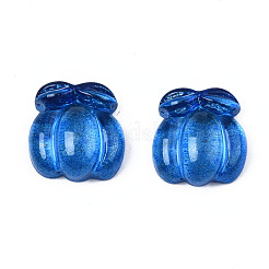 Cabochons en résine transparente peints à la bombe sur le thème de l'automne&nbsp;CRES-S302-65-A06