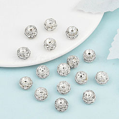 Messingkristallrhinestone-Perlen&nbsp;RB-9X10