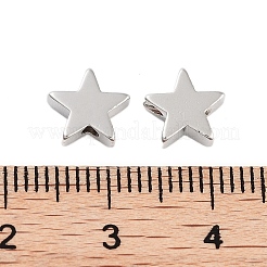 Cremagliera perle di ottone di placcatura&nbsp;KK-C056-08B-P