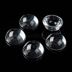 Transparent halbrund Glas Cabochons&nbsp;LS-X-GGLA-R027-30mm
