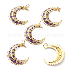 Micro ottone spianare cubic zirconia ciondolo&nbsp;ZIRC-P089-17G