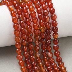 Chapelets de perles d'agate naturelle&nbsp;G-C082-A01-61