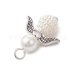 6 pz 6 stili di pendenti in perle di vetro e perle di imitazione acrilica&nbsp;PALLOY-JF04038