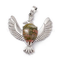 Pendentifs d'unakite naturelle&nbsp;G-P484-05P-07