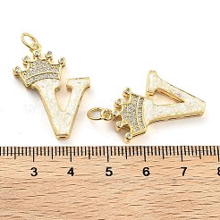 Pendentifs en laiton zircon cubique transparent&nbsp;KK-G498-01V-02
