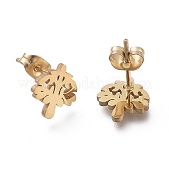 Ensembles de bijoux en acier inoxydable 304 arbre de vie&nbsp;SJEW-M097-14G