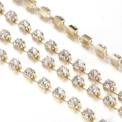 Chaînes en laiton avec strass&nbsp;CHC-T002-SS14-01C
