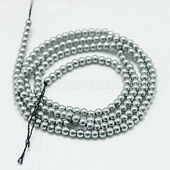 Unmagnetische synthetischen Hämatitkornen Stränge&nbsp;G-K015-3mm-02