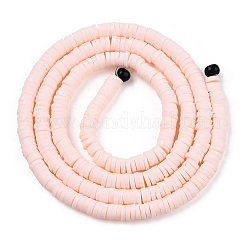 Flat Round distanziali perline fatti a mano in argilla polimerica&nbsp;X-CLAY-R067-4.0mm-27