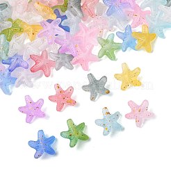 100pcs 9 Farben undurchsichtige Acrylperlen&nbsp;OACR-FS0002-42