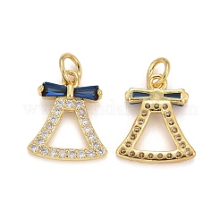 Crémaillère en laiton placage Bijoux de zircone cubique&nbsp;ZIRC-C031-05G