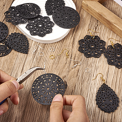 Kit de fabricación de aretes huecos de diy&nbsp;DIY-TA0005-35