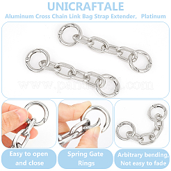 Taschengurtverlängerung mit Kreuzkettengliedern aus Aluminium&nbsp;FIND-WH0418-79P