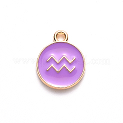 Pendentifs d'émail en alliage&nbsp;X-ENAM-S124-01A-01J