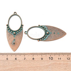 Tibetischer stil Aluminium Anhänger & Charms&nbsp;FIND-B055-02J
