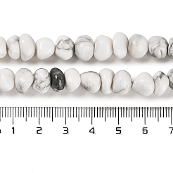 Natürliche Howlith Perlen Stränge&nbsp;G-G053-C09-01