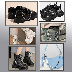 4 stücke 2 stile legierung schuhe charme&nbsp;HJEW-GA00029