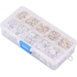 Perline distanziatori strass in ottone&nbsp;RB-PH0008-02
