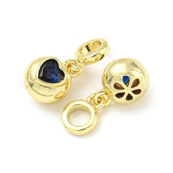 Ottone con pendenti a zirconi&nbsp;FIND-Z023-20A