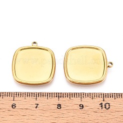 Cabochon pendenti in acciaio inossidabile 304&nbsp;STAS-T067-14G