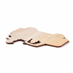 Gros pendentifs en bois peint à la bombe de noël&nbsp;FIND-H030-24