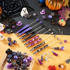 Penne con perline in plastica ABS per Halloween&nbsp;DIY-TA0014-53