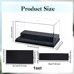 2-stöckige Vitrine für Minifiguren aus Acryl&nbsp;ODIS-WH0027-047C