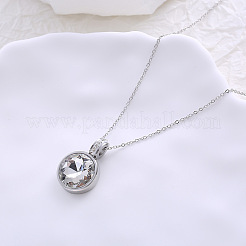 Collier minimaliste à double anneau en zircon Amie Lunbi&nbsp;UI2197