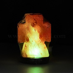 USB-Lampe aus natürlichem Himalaya-Steinsalz&nbsp;DJEW-P002-02D