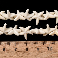 Fili di perline tinte turchesi sintetiche&nbsp;G-B184-C01-02