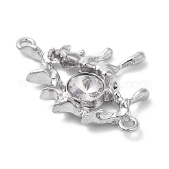 Colgantes de aleación de rhinestone de cristal&nbsp;PALLOY-P294-01P-01
