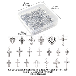 3 set di ciondoli in lega in stile tibetano&nbsp;FIND-FS0003-92
