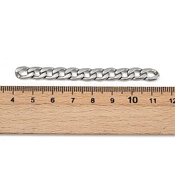 Anlaufgeschützte Herrenschmuckherstellung aus kubanischen Gliederketten aus Edelstahl 304&nbsp;CHS-A003M-1.8NK