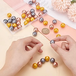 45 Stück 3 Farben Lebensmittelqualität umweltfreundliche Silikon-Fokalperlen&nbsp;SIL-PH0001-09