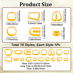 Kunststoff-Ton-Pressformen-Set&nbsp;TOOL-WH0125-70