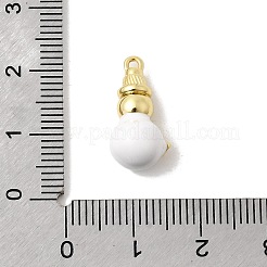 Weihnachtsanhänger aus Messing und Emaille&nbsp;KK-L258-05G-A01
