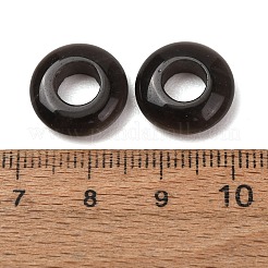 Europäische Obsidianperlen mit natürlichem Silberglanz&nbsp;G-C134-01H