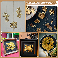 Feuilles de papier aluminium pour gravure artisanale&nbsp;DIY-WH0671-530