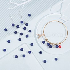 Synthetik Lapislazuli Perlen Stränge&nbsp;G-AR0002-39
