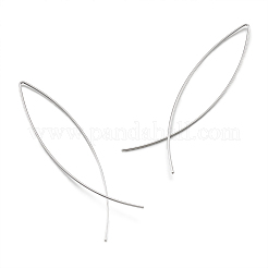Orecchini in ottone minimalista&nbsp;EJEW-TA0010-01S